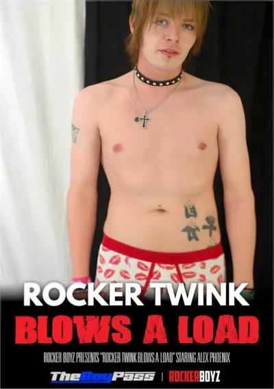 Rocker Twink Blows A Load (Alex Phoenix) #Rocker Boyz